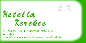 metella kerekes business card